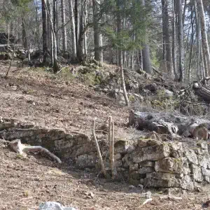 Polvirara muretti di confine e contenimento