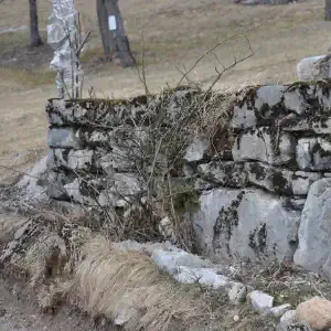 Plan di Tiviei basamento dello stavolo