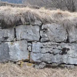 Plan di Tiviei muretto a secco di terrazzamento