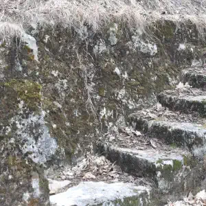 Plan di Tiviei scalinata