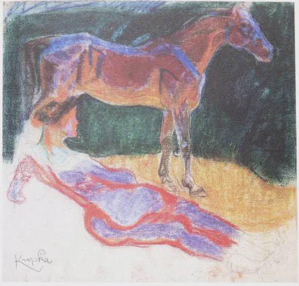 František Kupka, pastello, 1909