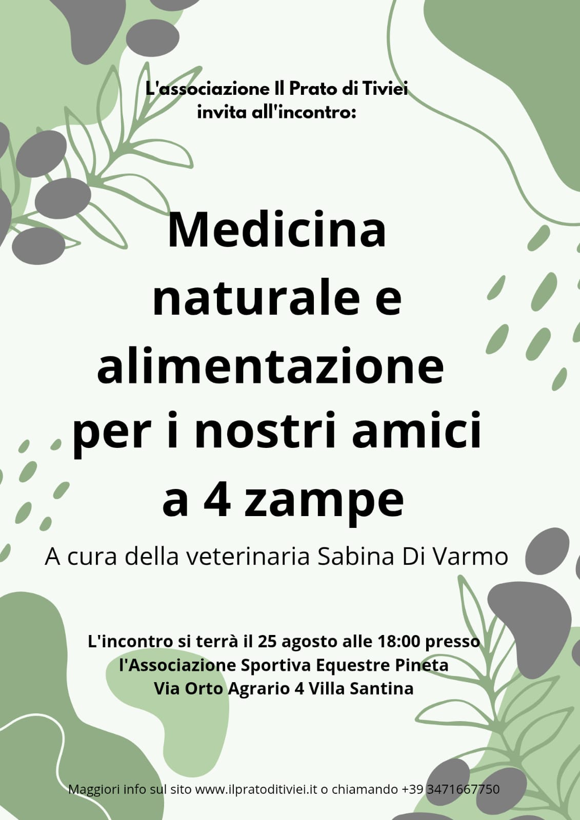 Medicina naturale e alimentazione per i nostri amici 4 zampe
