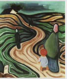 Riproduzione del quadro di J. Čapek, Nube, 1933.